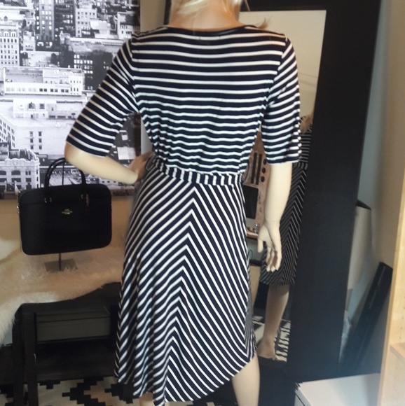 Nautical style Midi Dress - Picture 2 of 4